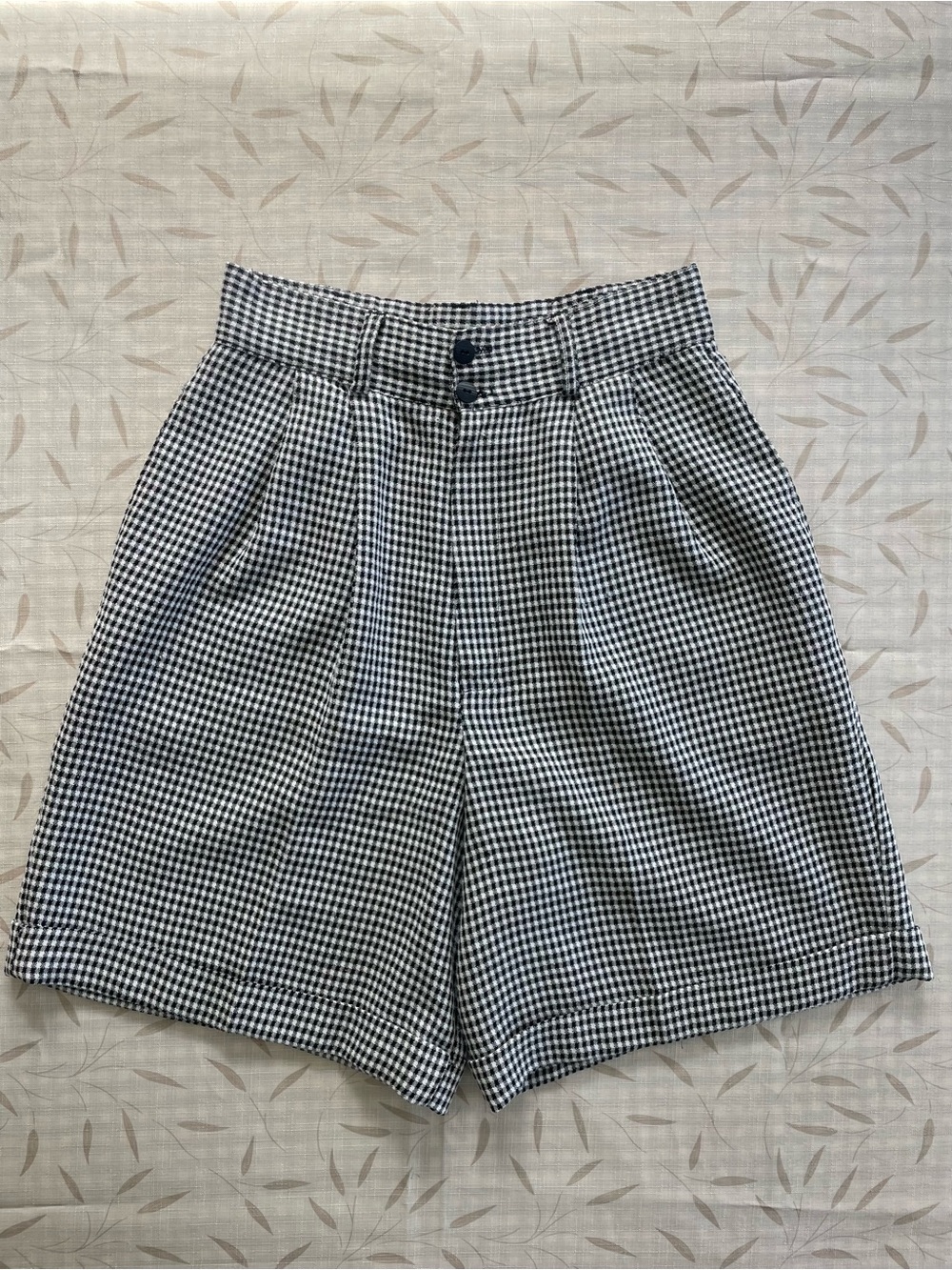 Vintage Longline Gingham Shorts